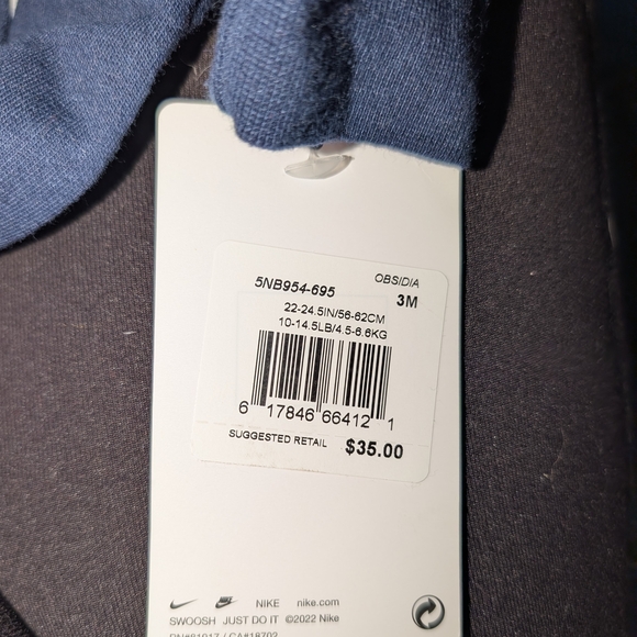 Nike Midnight Blue Kids Footie - Picture 2 of 2